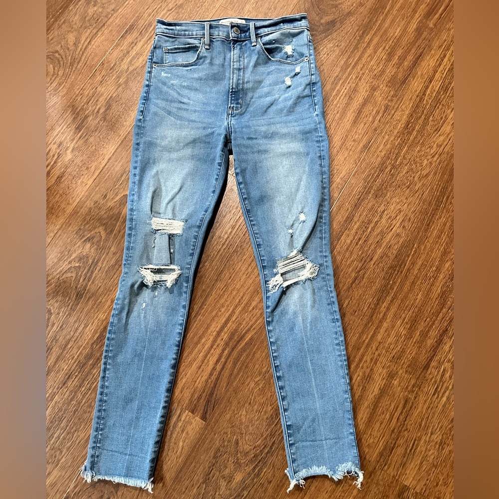 Abercrombie & Fitch Super Skinny Ultra High Rise Jeans